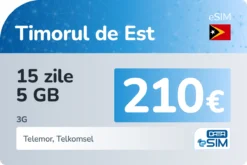 eSIM Timorul de Est 15 zile 5 GB