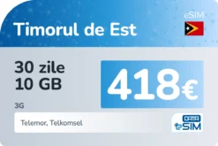 eSIM Timorul de Est 30 zile 10 GB