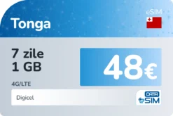 eSIM Tonga 7 zile 1 GB