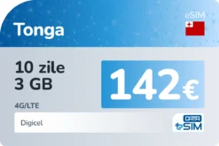 eSIM Tonga 10 zile 3 GB