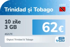 eSIM Trinidad și Tobago 10 zile 3 GB