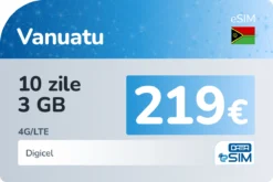 eSIM Vanuatu 10 zile 3 GB