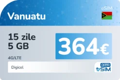 eSIM Vanuatu 15 zile 5 GB