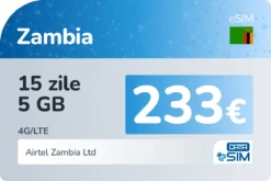 eSIM Zambia 15 zile 5 GB